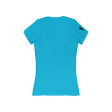 Load image into Gallery viewer, Women&#39;s Jersey Short Sleeve Deep V-Neck Tee