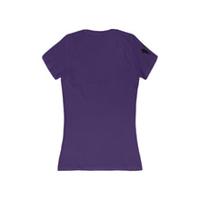 Load image into Gallery viewer, Women&#39;s Jersey Short Sleeve Deep V-Neck Tee