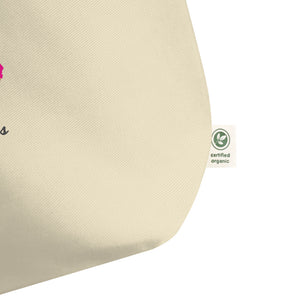 Large organic tote bag "Nurse Like a Boss"